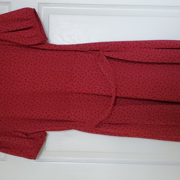 Zara - red polka dots dress - Picture 2 of 7